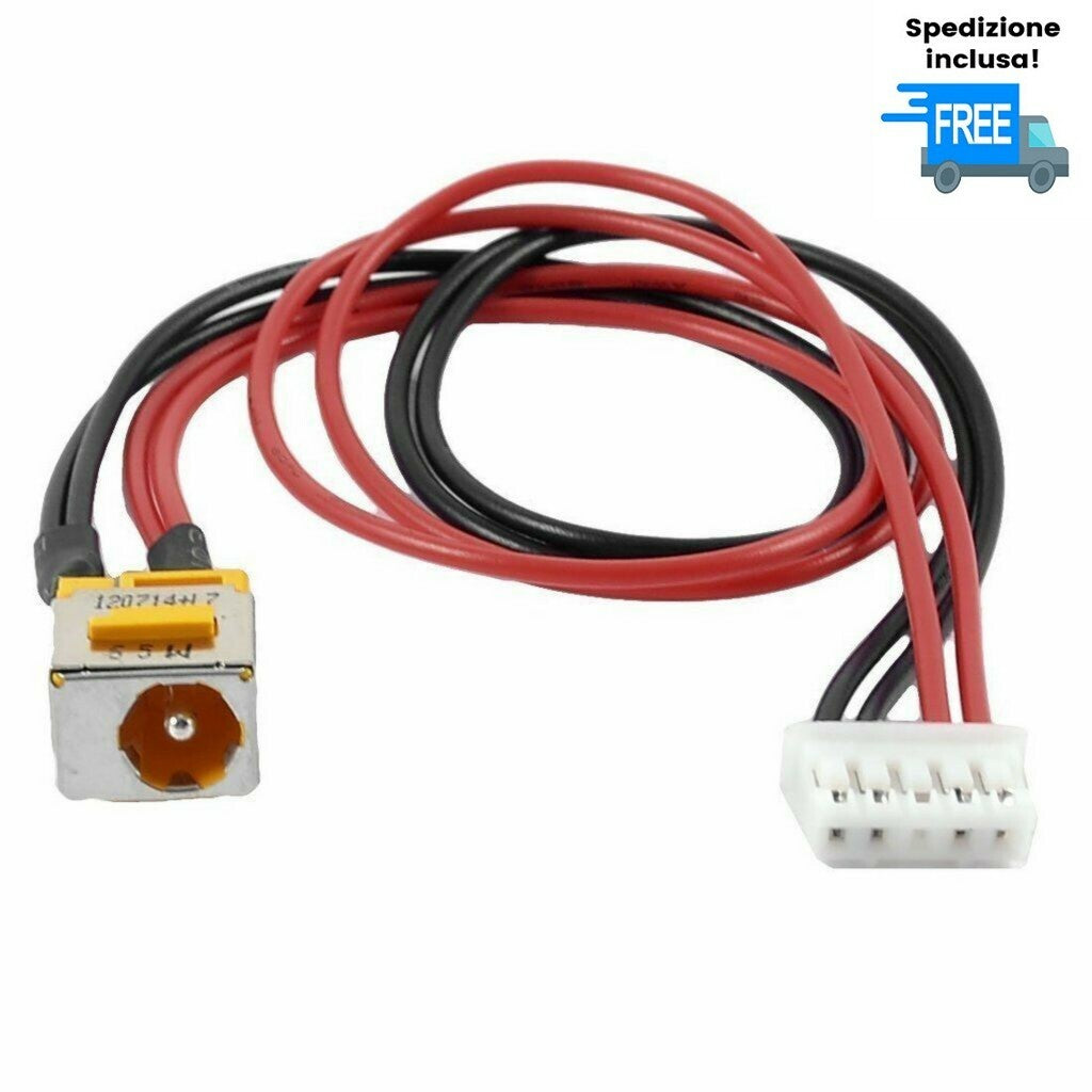 JACK ASPIRE 7735 7735G 7735Z 7735ZG 5535 5535Z 5735 5735 DW087 CONNETTORE DC IN