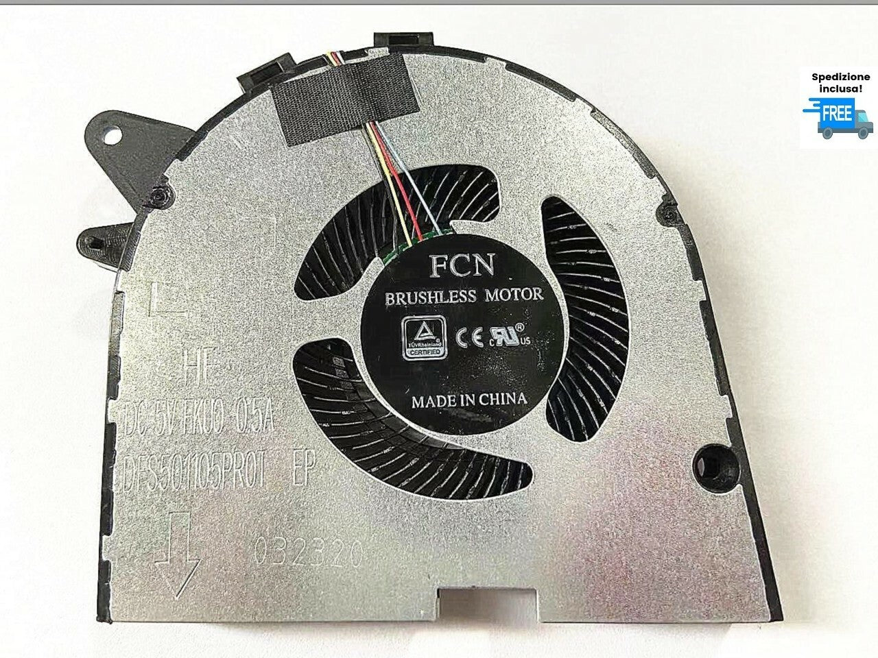 VENTOLA SINISTRA LENOVO LEGION Y7000P Y530P Y540P Y545 2019 CPU FAN NUOVA 4 PIN