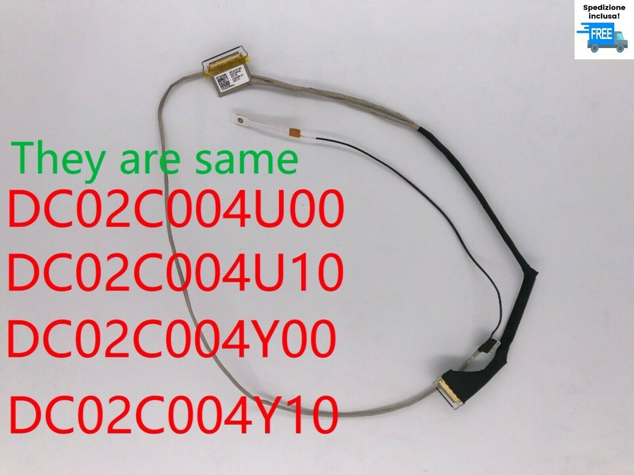 CAVO FLAT DISPLAY LENOVO THINKPAD E455 DC02C004U10 DC02C004U00 30 PIN CABLE