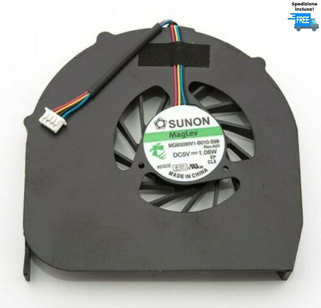 VENTOLA ACER ASPIRE 5738 5740 5542 5740G FAN CPU COOLER NUOVA 4 PIN