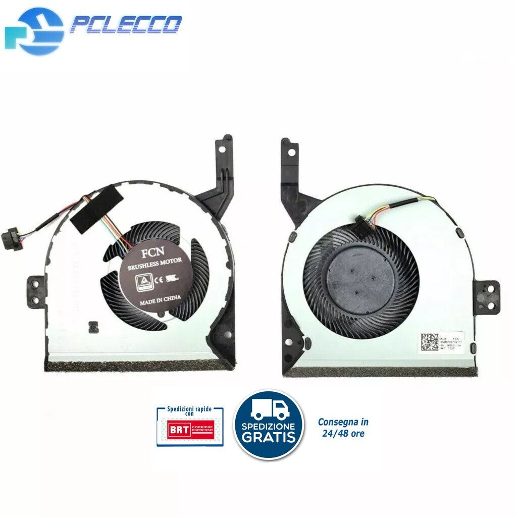 VENTOLA ASUS X542 X542BA X542U X542UA X542UQ X542UR FL8000 F580U A580U FAN 4 PIN