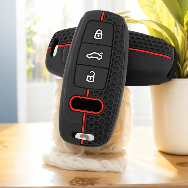 COVER CHIAVE AUDI Q8 RSQ8 A6 C8 S6 RS6 A7 S7 A3 A8 GUSCIO TELECOMANDO SILICONE