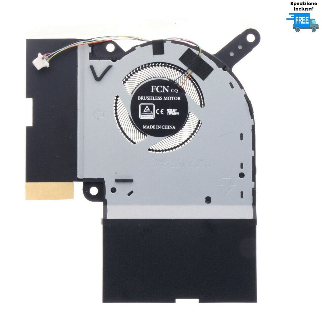 VENTOLA FAN DC 12V VERSIONE 1 PER ASUS ROG STRIX G712LV G531GV G512LV G532LWS