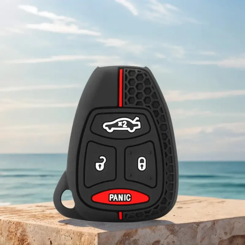 COVER CHIAVE 4 TASTI JEPP COMPASS PATRIOT VOYAGER GUSCIO TELECOMANDO SILICONE