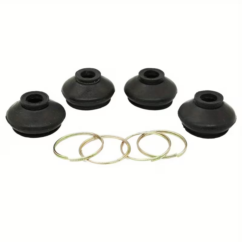 4 CUFFIE PARAPOLVERE GIUNTO SFERICO BARRA STERZO ATV QUAD GO KART UNIVERSALI