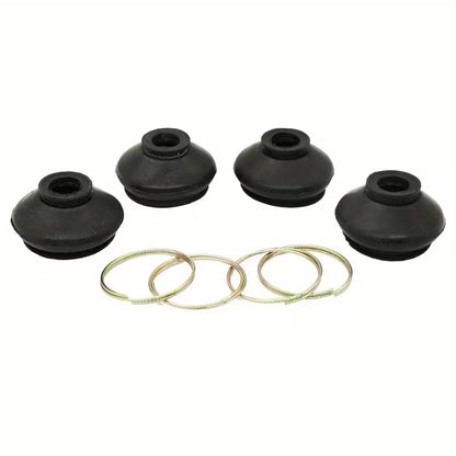 4 CUFFIE PARAPOLVERE GIUNTO SFERICO BARRA STERZO ATV QUAD GO KART UNIVERSALI