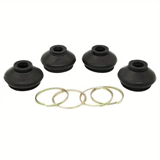 4 CUFFIE PARAPOLVERE GIUNTO SFERICO BARRA STERZO ATV QUAD GO KART UNIVERSALI