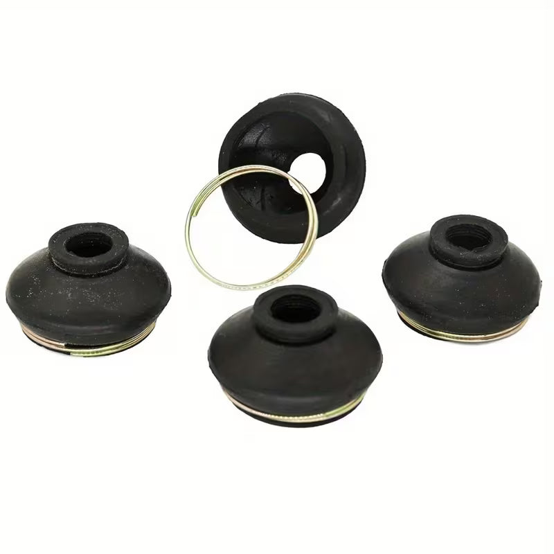 4 CUFFIE PARAPOLVERE GIUNTO SFERICO BARRA STERZO ATV QUAD GO KART UNIVERSALI