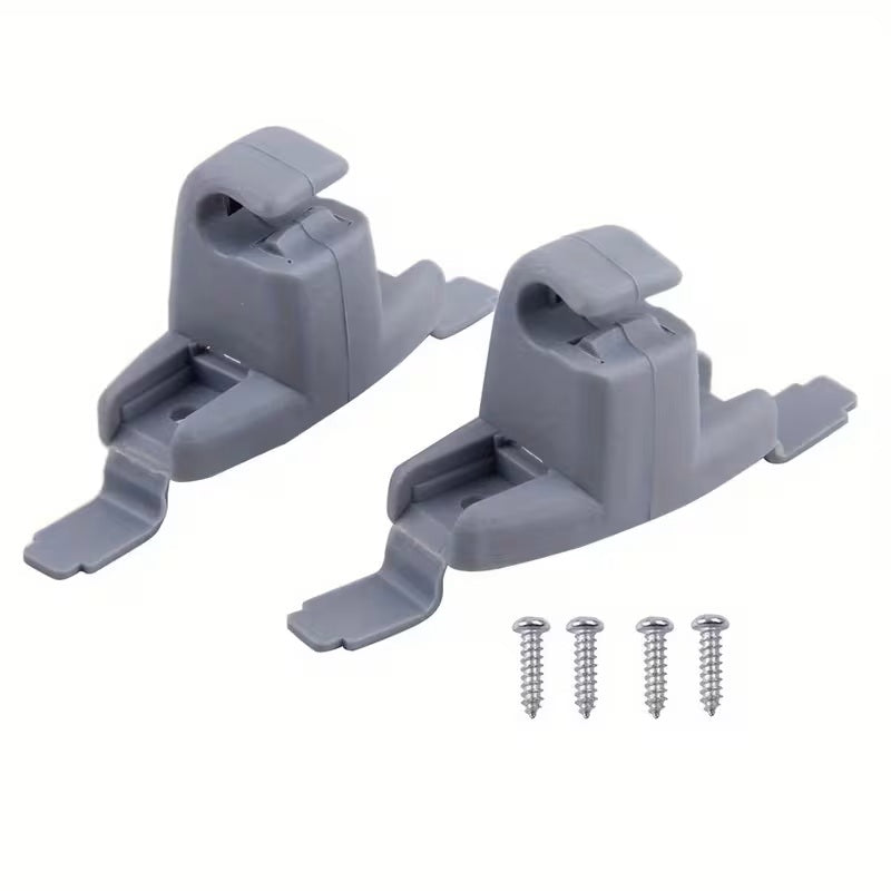 2 CLIP SUPPORTO ALETTE PARASOLE GRIGE BMW E46 E38 E53 51168243575