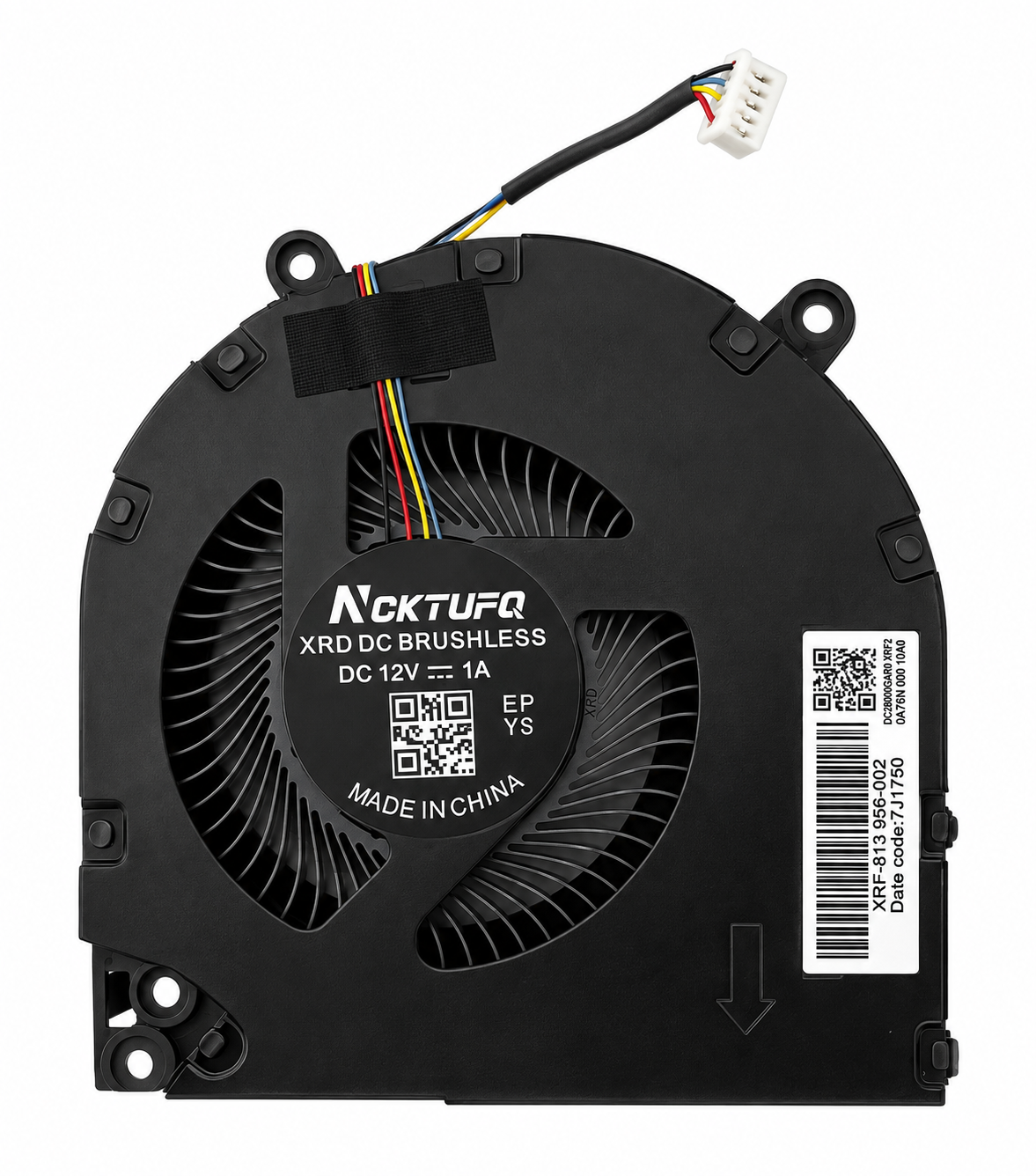 Ventola HP Victus Gaming 16-R Fan 4 pin 12V Versione 2