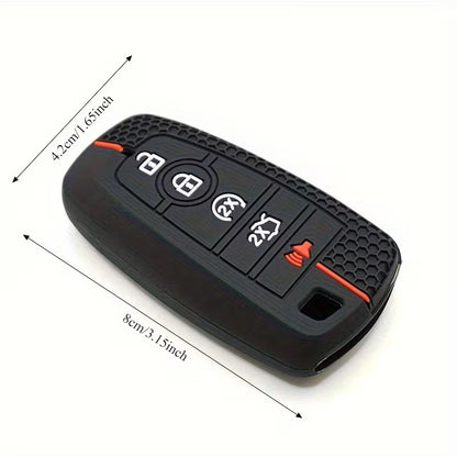 COVER CHIAVE SILICONE FORD 5 TASTI EXPLORER MUSTANG F150 EDGE