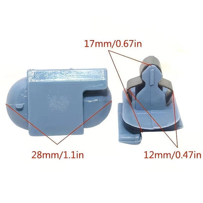 10 Blue Opel Vauxhall Body Panel Retainer Clips Interior Trims