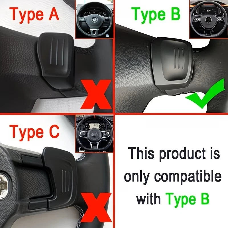 PADDLE PALETTE CAMBIO DSG NERE  VW GOLF 7 7.5  8 TIGUAN PASSAT B8 ARTEON ATLAS