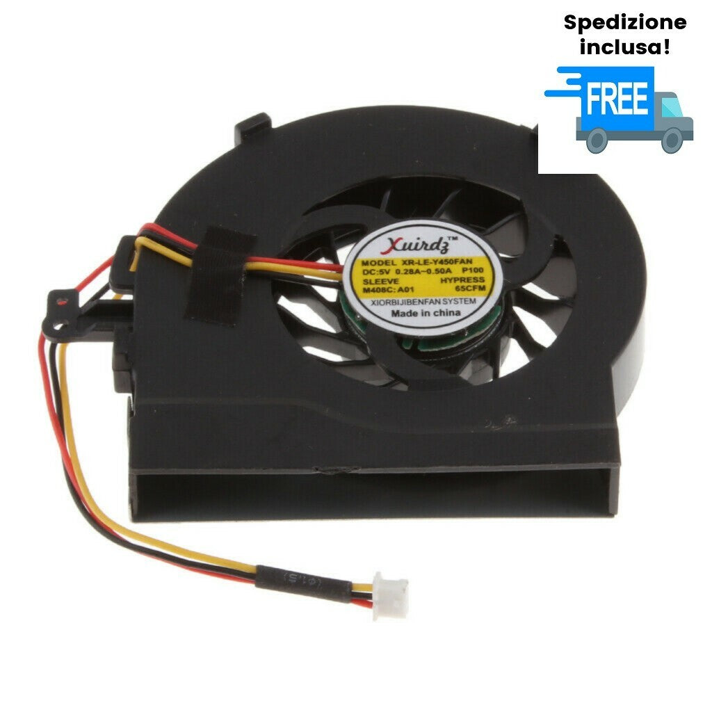 VENTOLA LENOVO Y450 Y450A Y450G FAN NUOVA 3 PIN