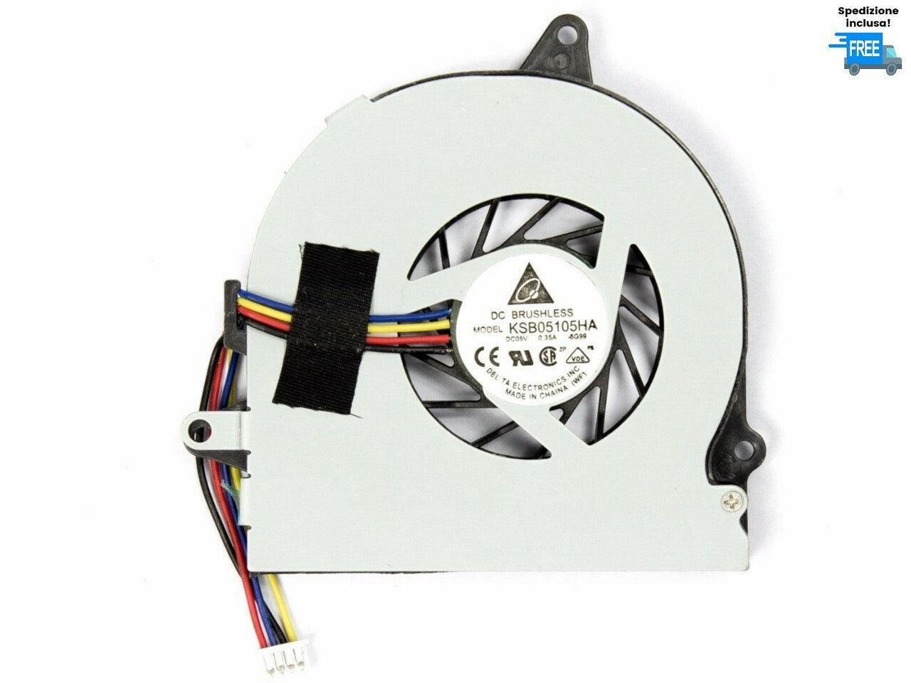 VENTOLA CPU FAN 4 PIN PER ASUS UL30 UL35 1201T X35U U35 COOLER