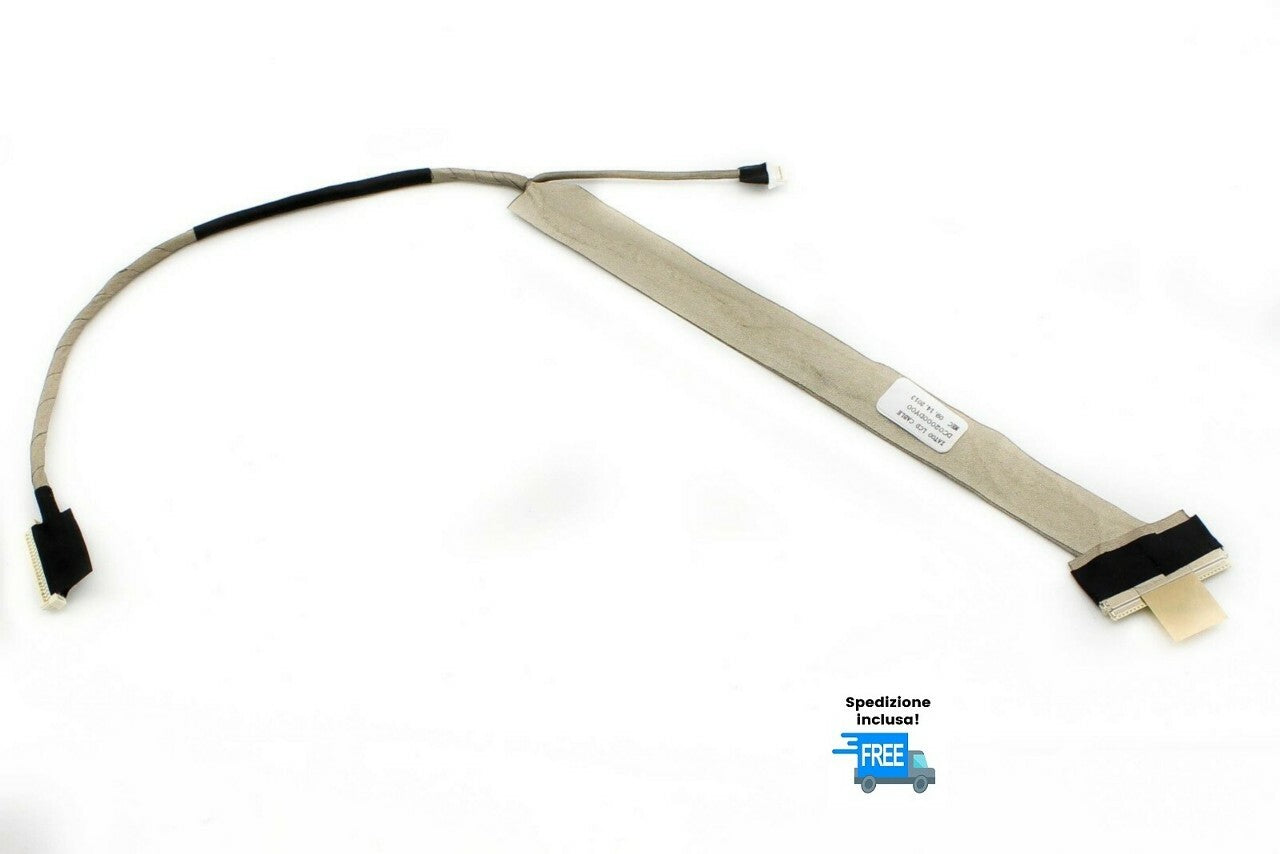 CAVO FLAT DISPLAY HP 510 520 530  p/n: DC02000CQ00  FLEX CABLE VIDEO LCD