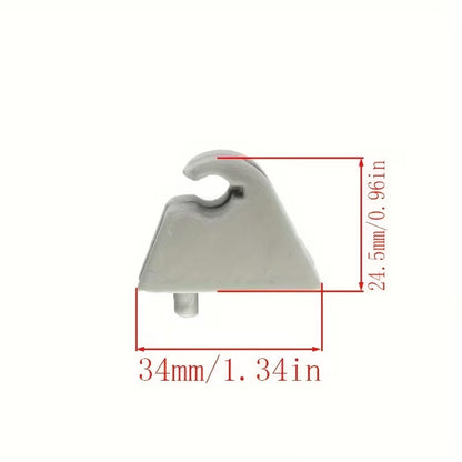 1 Clip gancio supporto aletta parasole grigia  Opel Vauxhall Astra Corsa Vivaro