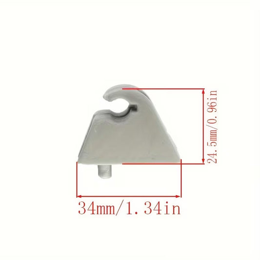 1 Clip gancio supporto aletta parasole grigia  Opel Vauxhall Astra Corsa Vivaro