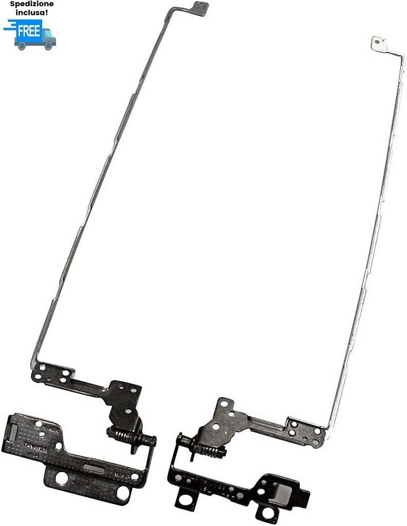 COPPIA CERNIERE HINGE NUOVE HP 17-BS 17-AK SINISTRA E DESTRA