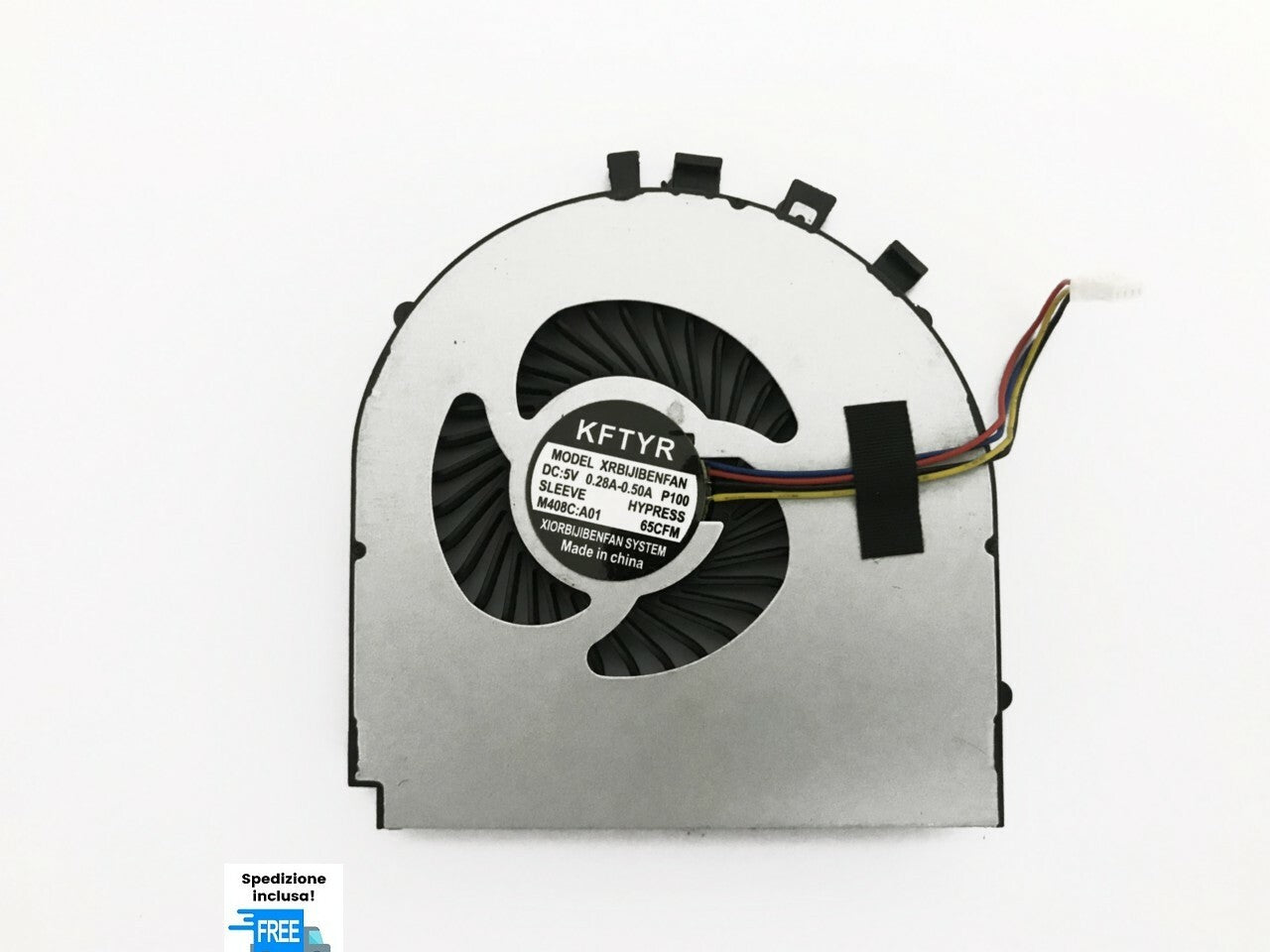 Ventola raffreddamento Asus A450J F450 K450J K450V A450E X450JF CPU fan 4 pin
