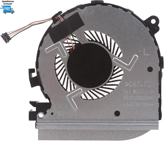 VENTOLA CPU HP SPECTRE X360 15-BL FAN NUOVA  4 PIN  VERSIONE 2  XRF-813-956-002