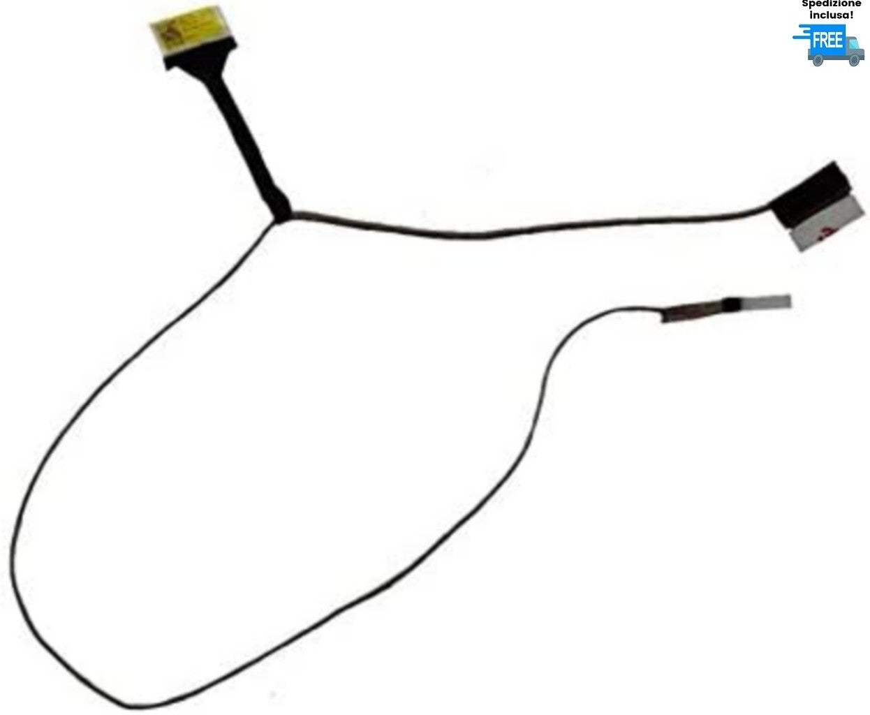 CAVO FLAT VIDEO HP 15-DA 15-DB  TPN-C135 TOUCH 40 PIN CABLE LED LVDS DC020031G00