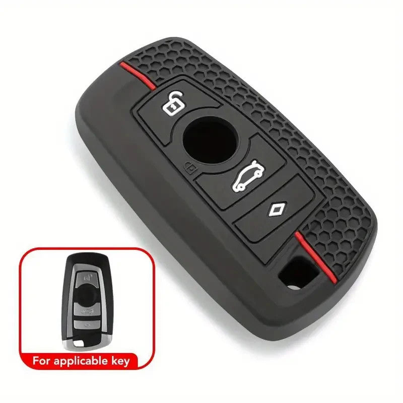 COVER CHIAVE 4 TASTI BMW Serie 1 2 3 4 5 6 7 X1 X3 X4 X5 X6 GUSCIO SILICONE