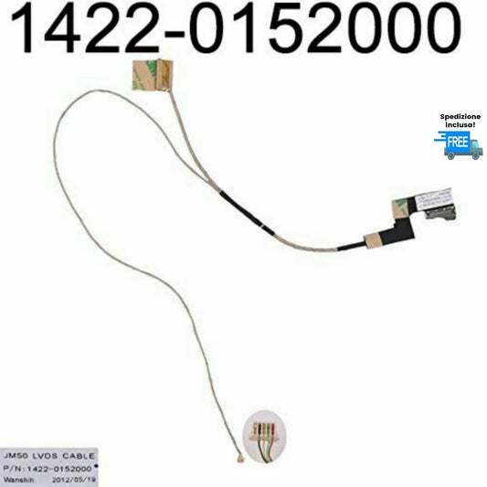 CAVO FLAT VIDEO ACER M3-581 M3-581TG JM50 40 PIN LED 1422-0152000 CABLE FLEX