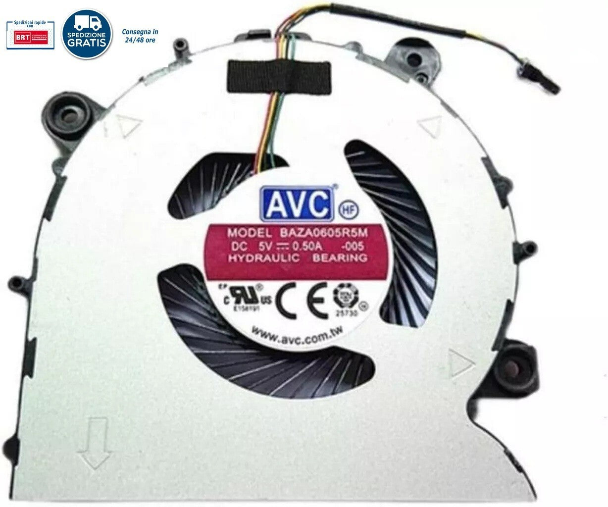 VENTOLA FAN DC 5V 4 PIN PER ASUS VIVOBOOK FLIP 14 TP412 TP412U TP412UA