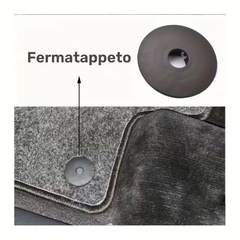 Clip Fissaggio Tappetini VW Audi Seat Skoda Golf Passat A3 A4 A6 Q7 – 8 Pezzi