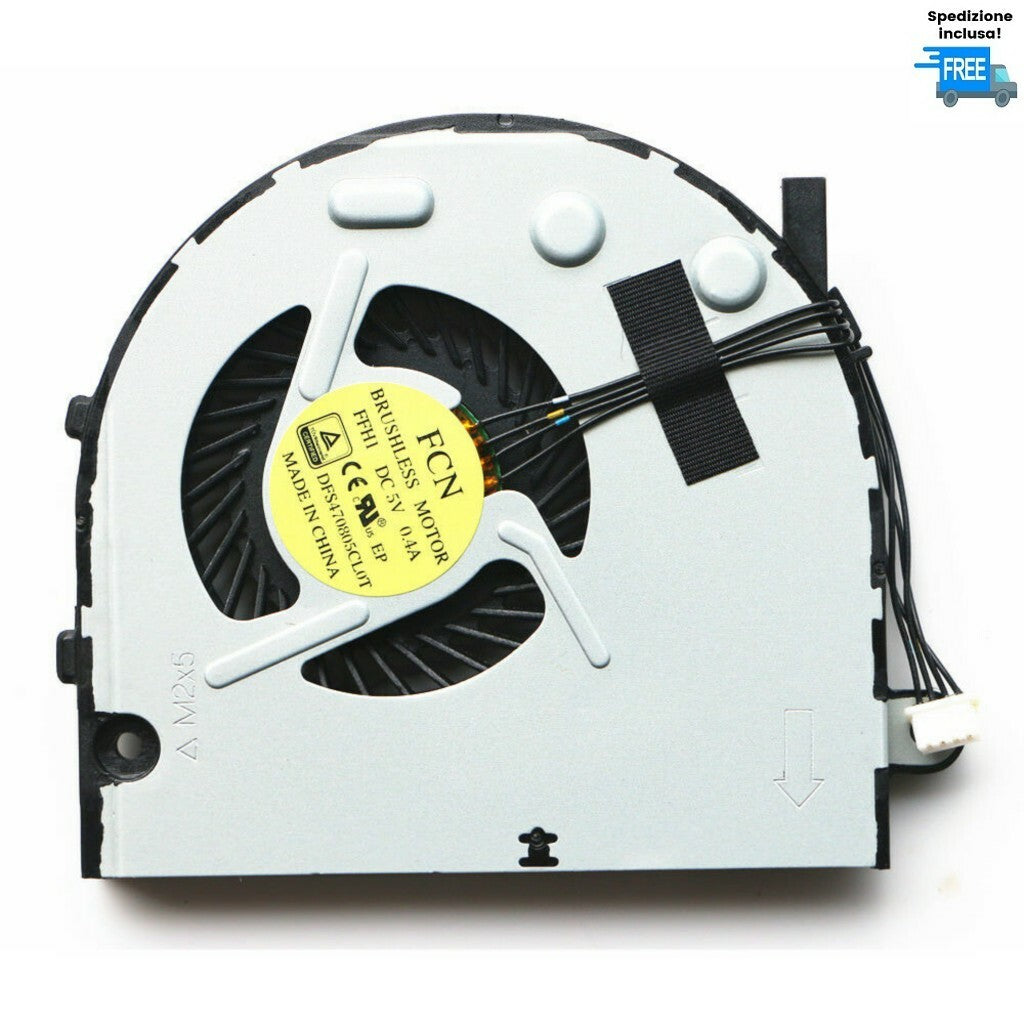 VENTOLA LENOVO B40 B40-45 B40-70 B50 B50-70 B50-30 B50-45 B50-80 FAN NUOVA 4 PIN