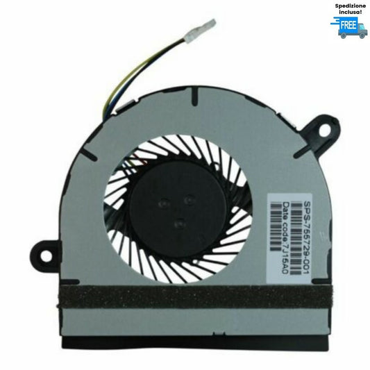 VENTOLA HP PAVILION 11-N X360  310 G1 FAN ORIGINALE 765729-001 4 PIN NUOVA SUNON