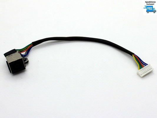 JACK DELL XPS 15 L501X L502X DW515 CONNETTORE ALIMENTAZIONE DC POWER  IN 8 PIN