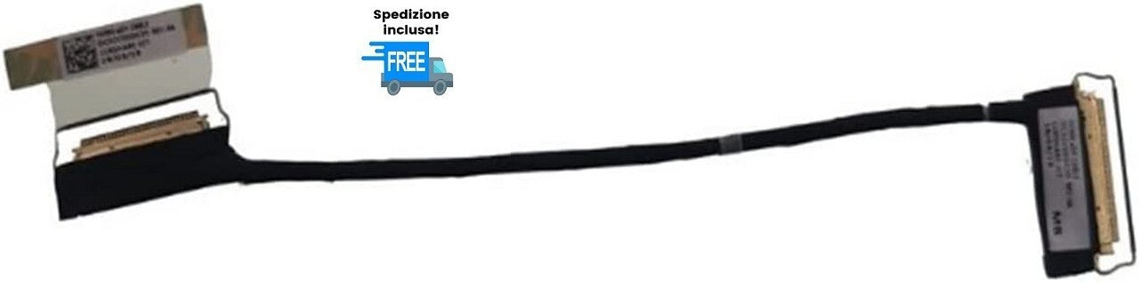 CAVO FLAT DISPLAY LENOVO FX390 X390 X395 CABLE VGA LED DC02C00DS10 / DC02C00DS00