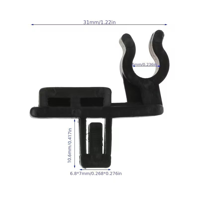 CLIP SUPPORTO ASTA COFANO ISUZU TFR TROOPER HOLDEN RODEO CHEVROLET LUV VAUXHALL