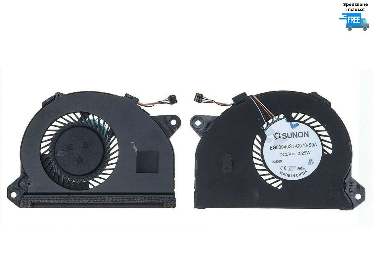 VENTOLA ASUS ZENBOOK UX31A UX31E NUOVA COOLER  FAN  4 PIN EG50040S1-C070-S9A