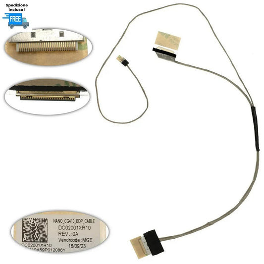 Lenovo 100-15IBD 100-14IBD cavo flat display 30 pin DC02001XR10 LED
