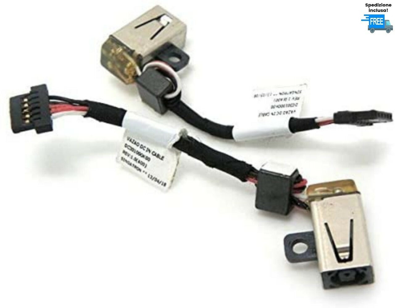 JACK DELL XPS 12 9Q33 NVR98 CONNETTORE ALIMENTAZIONE DC POWER IN 5 PIN