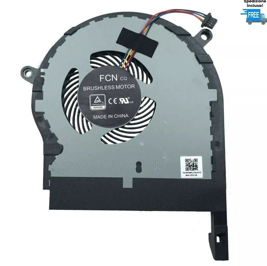 VENTOLA ASUS ROG TUF FX504 FX504G GPU FAN COOLER 4 PIN VERSIONE 2