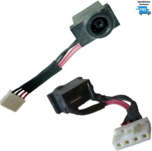 JACK SAMSUNG  NP530U4B DW618 CONNETTORE ALIMENTAZIONE DC IN 4 PIN CABLE