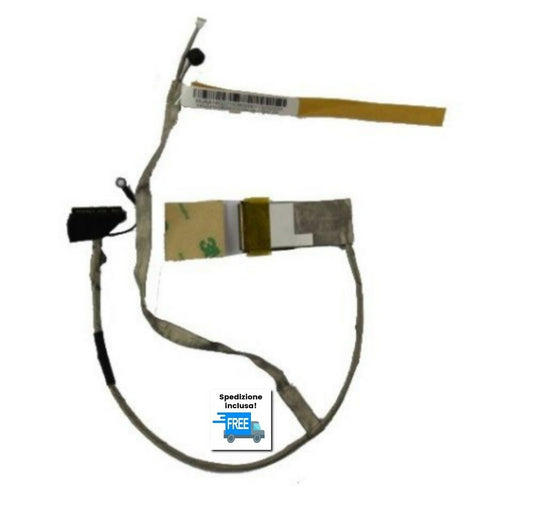 CAVO FLAT VIDEO ASUS  N45 N45S N45SF N45SL P/N: 14G221038000 CABLE FLEX LED