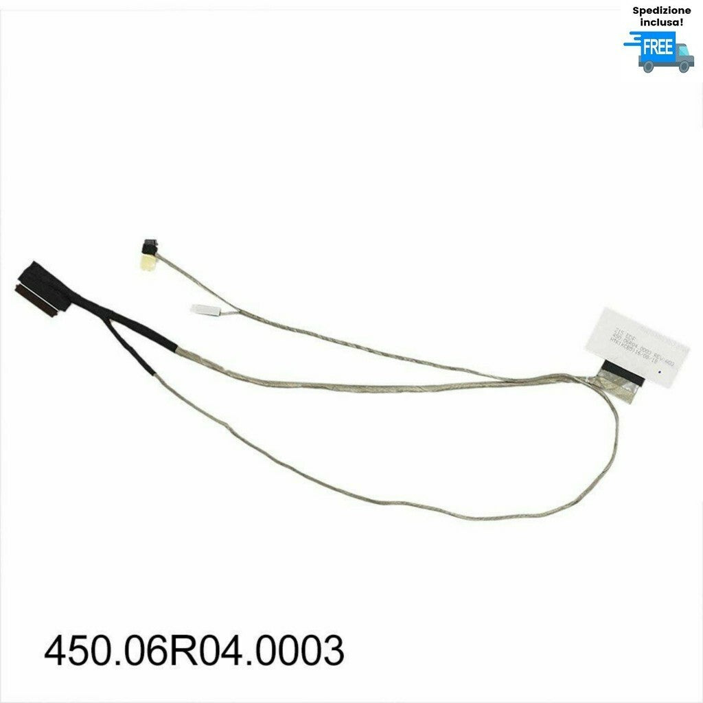 CAVO FLAT VIDEO LENOVO 700-15ISK  NUOVO 30 PIN  P/N: 450.06R04.0003 DISPLAY LED