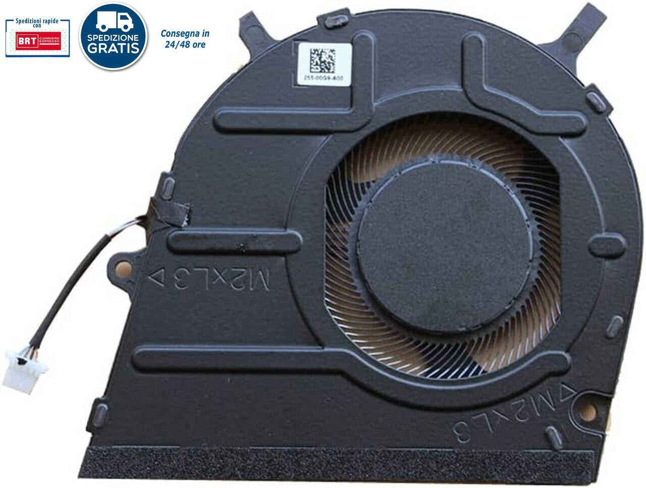 VENTOLA DELL INSPIRON 7420 7425 2 IN 1 FAN CPU COOLER NUOVA 4 PIN DC 5V