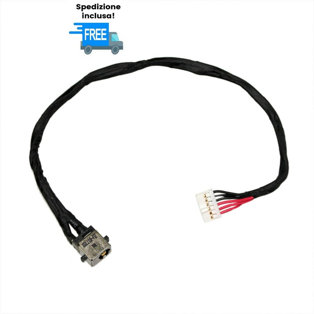 JACK ASUS F751 R510C X450 X751M X751 X751L R752MA F751LD CONNETTORE DC IN DW740