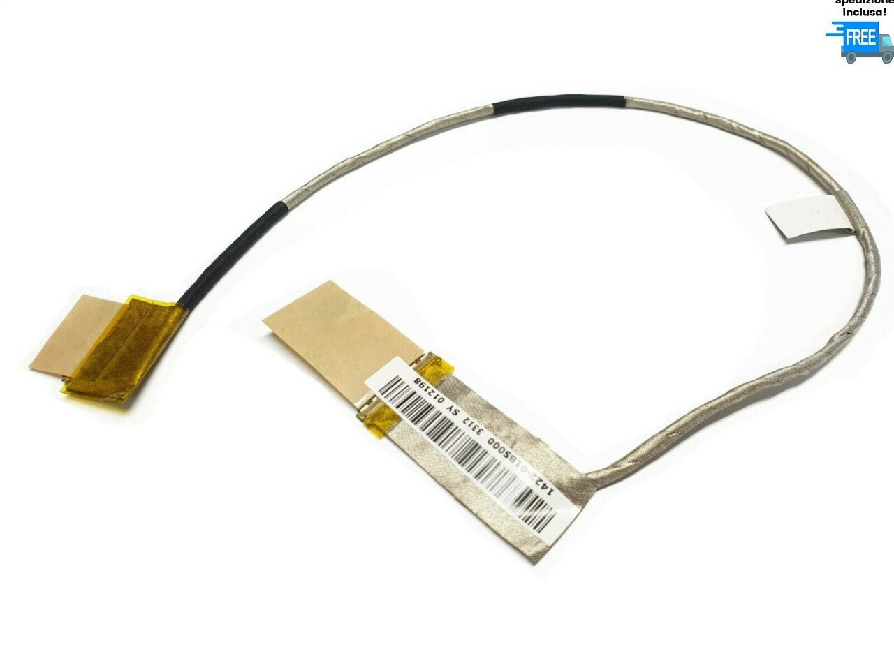 CAVO FLAT LED VGA ASUS P55VA P55V P55A P55 CABLE 40 PIN 1422-01BS000 FLEX LCD