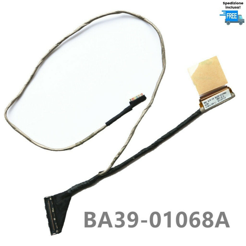CAVO FLAT DISPLAY SAMSUNG XE500 XE500C21 XE500C22 LED BA39-01068A CABLE 40 PIN