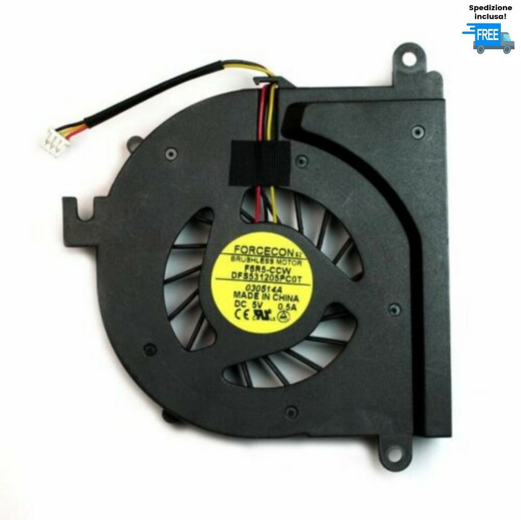 VENTOLA LENOVO C460 C461 C462 C465 C465A C466 C466A C467 FAN NUOVA 3 PIN