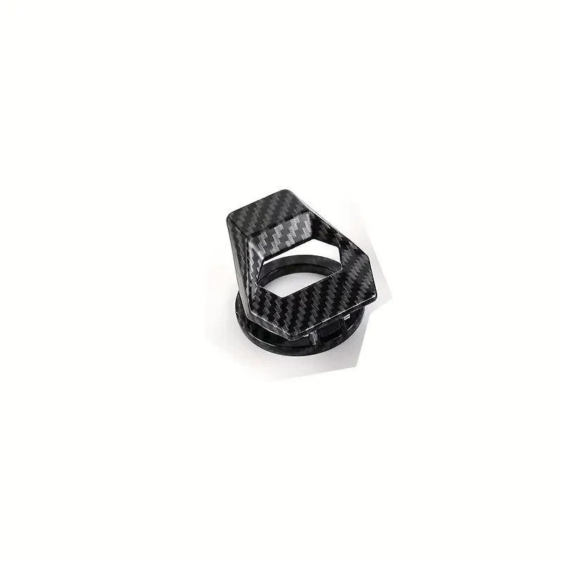 PROTEZIONE PULSANTE DI AVVIO START AUTO COLORE CARBONIO COVER TASTO ACCENSIONE