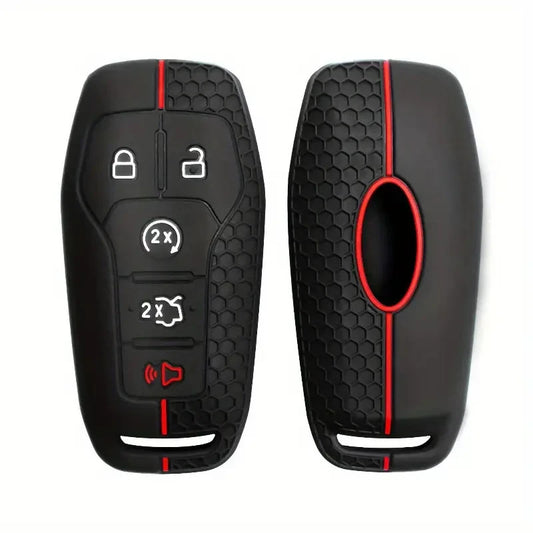 Cover chiave Ford Explorer Edge Mustang Serie F Camion Guscio 5 tasti silicone