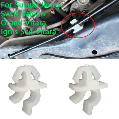 2 Clip Supporto Asta Cofano Suzuki Jimny Swift Vitara SX4 Baleno 09403-07311